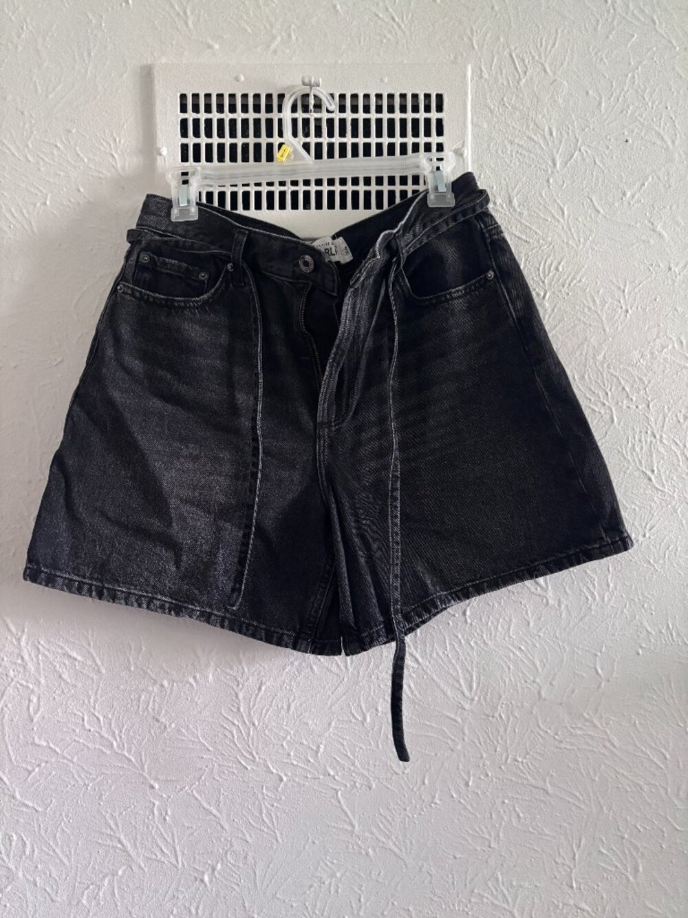 Charlie High Rise A Line Denim Shorts